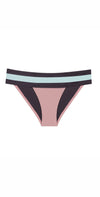 PilyQ Riviera Color Block Banded Bikini Bottom RIV-285T Multi: