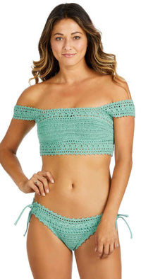 Raisins Crochet Paris Top Y710408-OLIV: