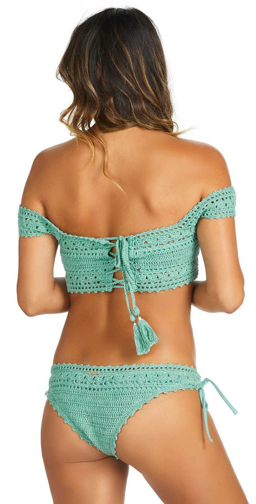 Raisins Crochet Paris Top Y710408-OLIV: