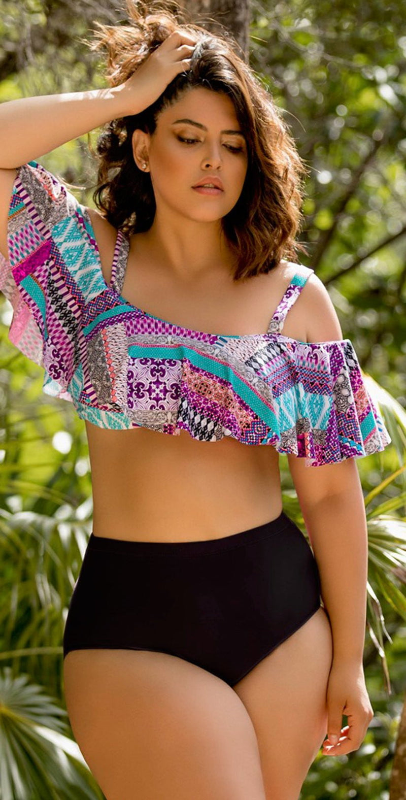 Raisins Curve Tortuga Flounce Top: