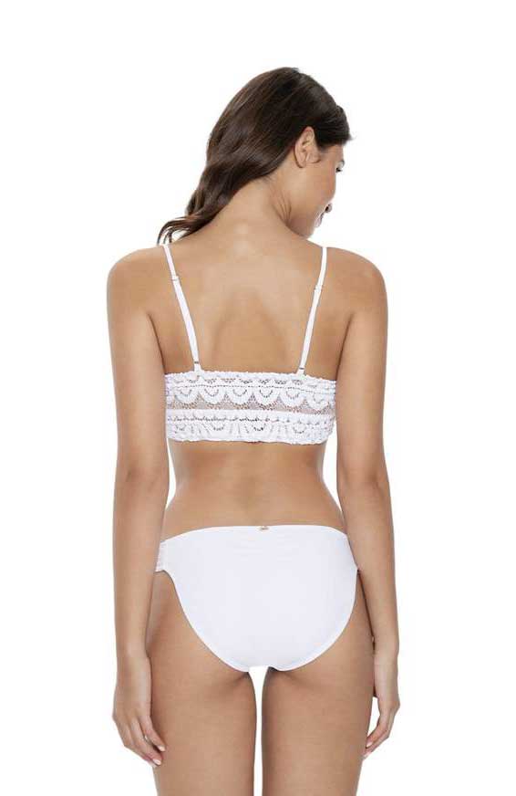PQ Swim Water Lily Sweetheart Lace Bralette In White