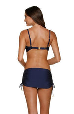Helen Jon Resort Essentials Skirted Hipster Bikini Bottom in Navy