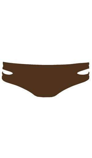 L Space Estella Full Cut Bottom in Chocolate  SS32F14-CHO: