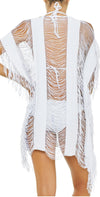 PilyQ Water Lilly Monique Cover Up in White: