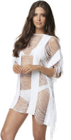 PilyQ Water Lilly Monique Cover Up in White: