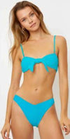 Frankies Bikinis Enzo Bikini Bottom in Azure: