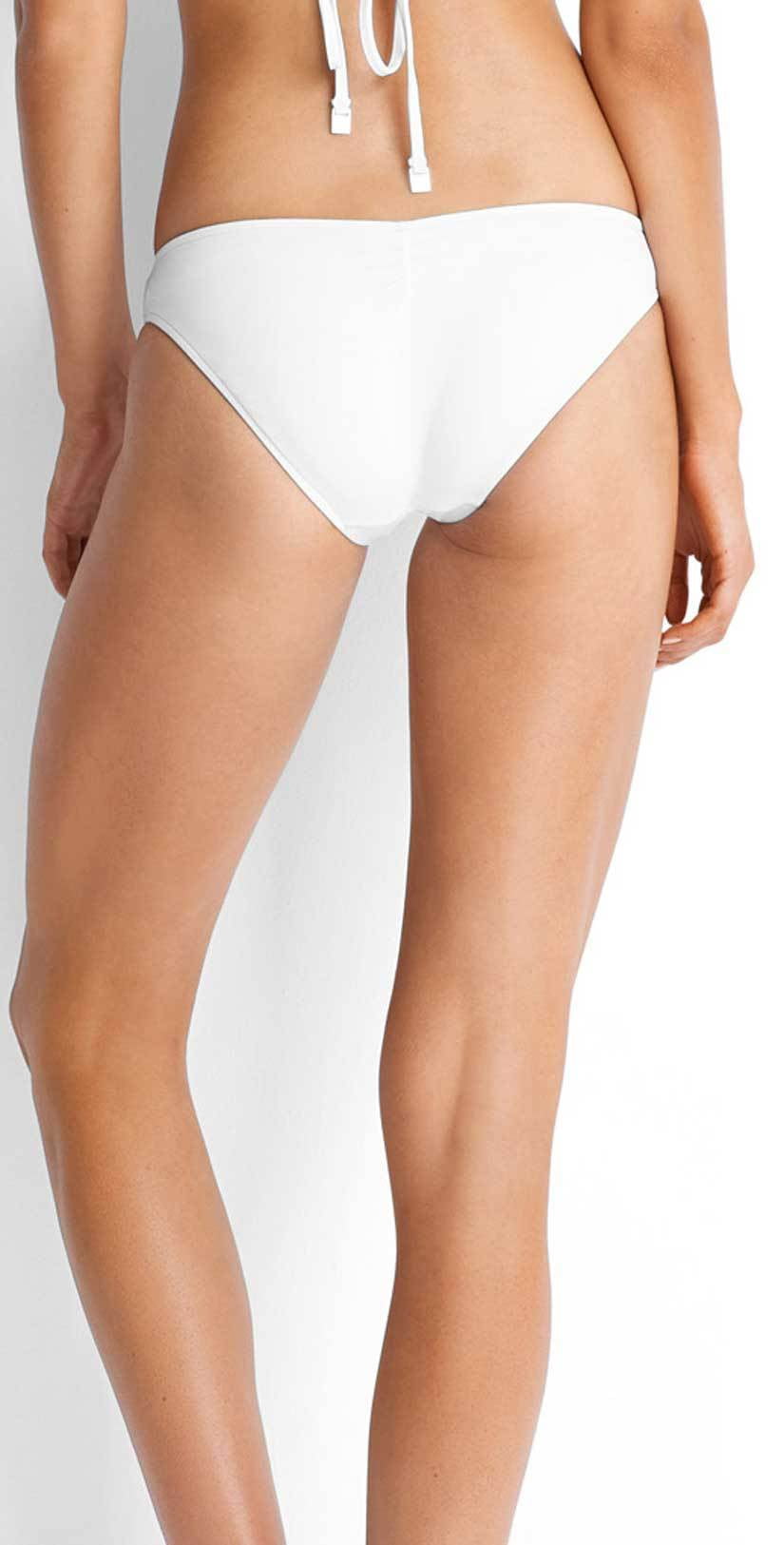 Seafolly Quilted White Hipster Bottom 40463-065-WHITE: