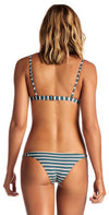 Vitamin A Moss Bikini Top in Grey Marin Stripe 77NT MAG: