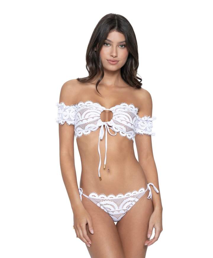 PQ Swim Water Lily Lace Tie Side Bottom
