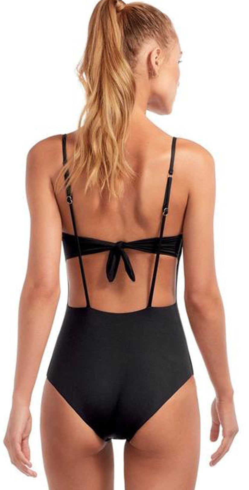 Vitamin A EcoLux Edie One Piece Bodysuit in Black 802MF ECB: