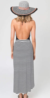 Pia Rossini Allure Maxi Skirt In Black And White ALL00051: