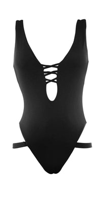 Boamar Caviar One Piece in Black FPC005-BLK: