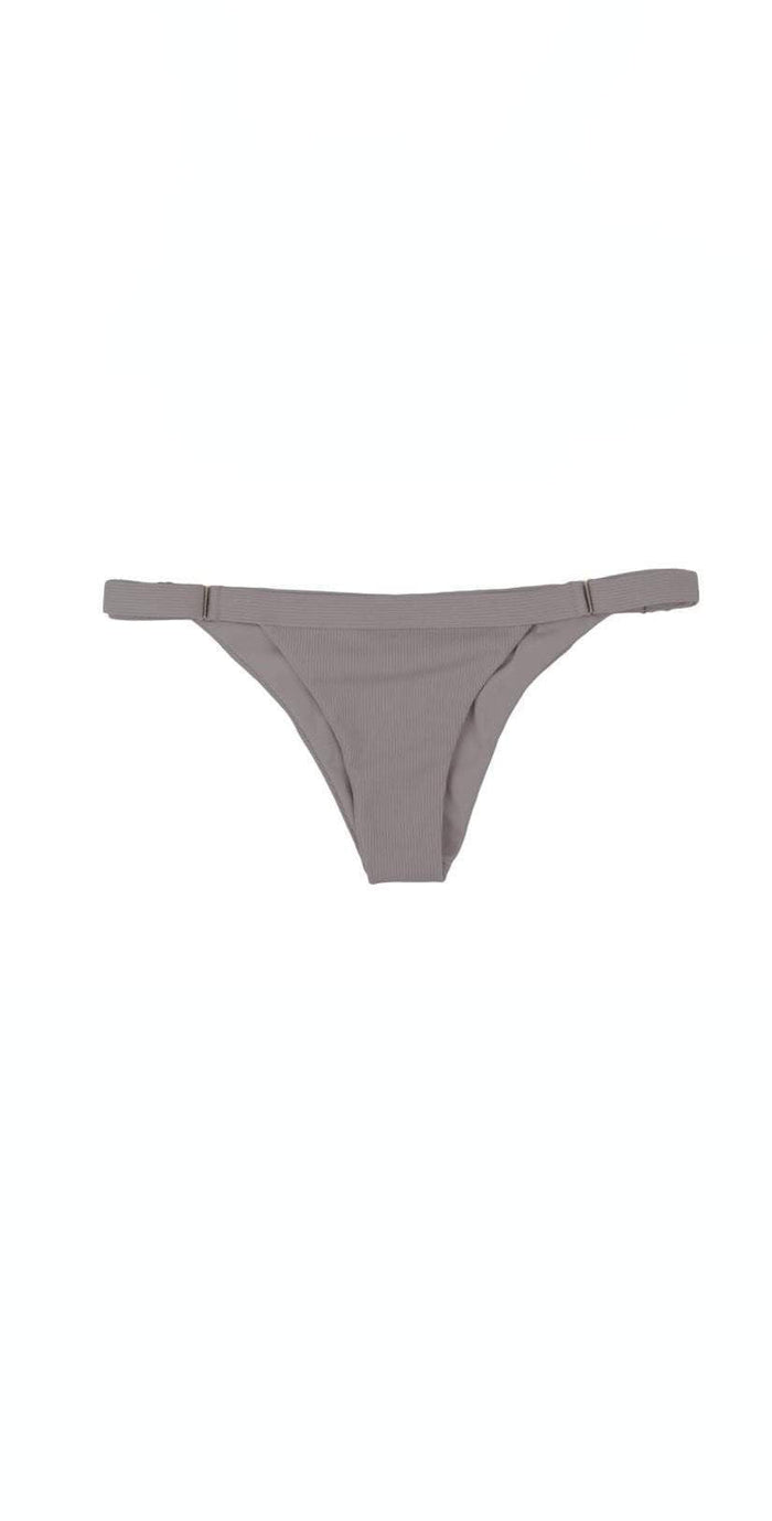 Beach Bunny Rib Tide Skimpy Bottoms In Taupe B17125B2-TORT: