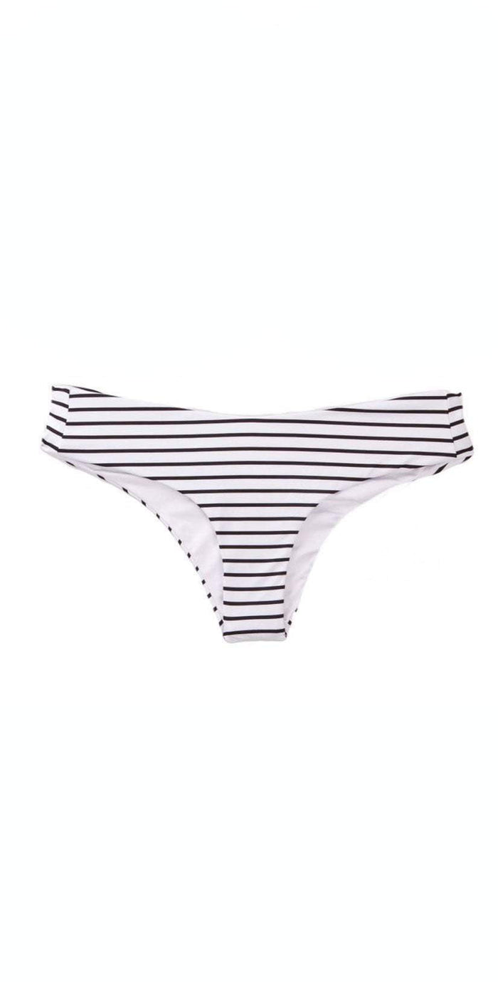 Beach Bunny Fine Lines Reversible Hipster Bottom B17106B8R-STRP: