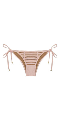 Beach Bunny Hard Summer Tie Side Skimpy Bottom in Blush B16104B2-BLUSH: