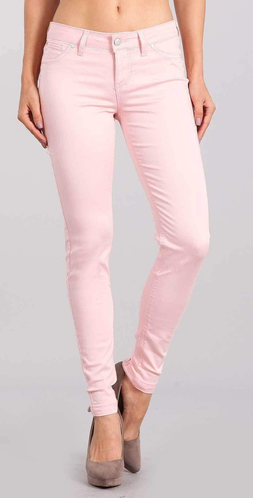 Celebrity Pink Skinny Mid Rise Ankle Pant In Lavish Pink  CJ2220551Z35:
