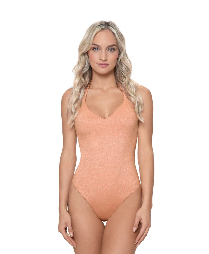 PQ Swim Iris One Piece in Citrine