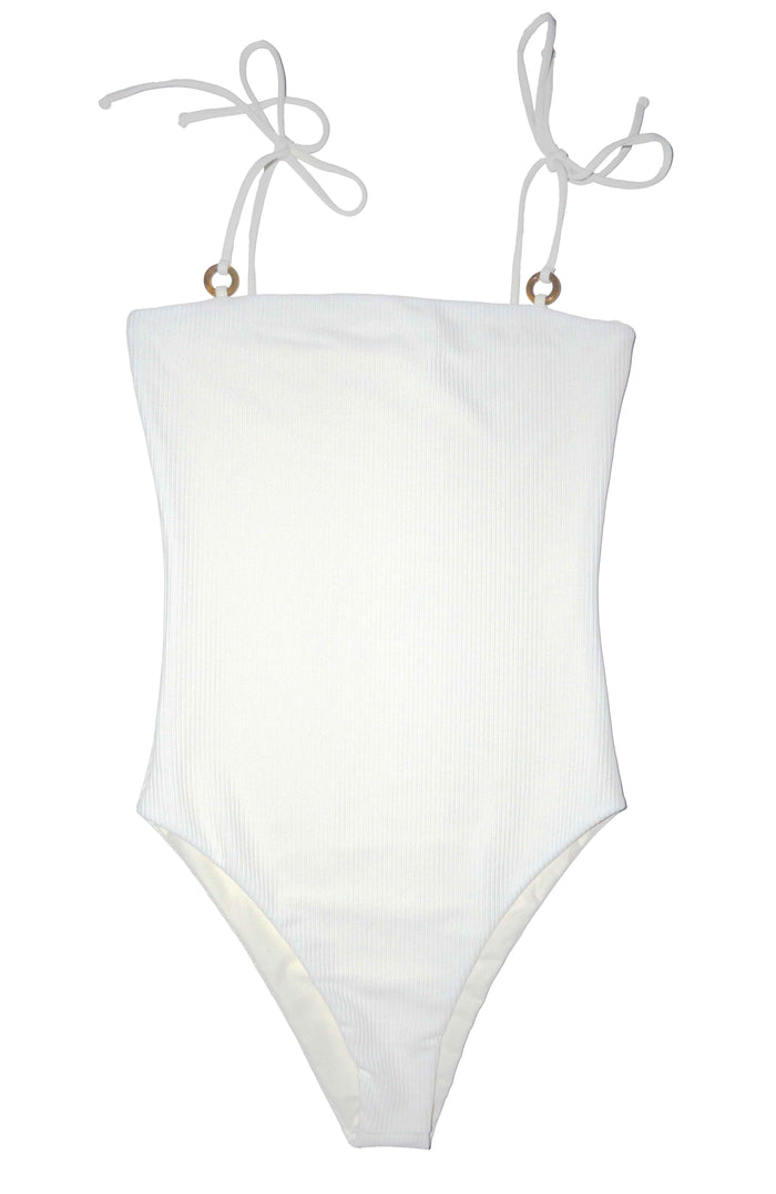 Summer Label Culebra One Piece Swimsuit in Ribbed Foam