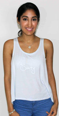 Ete Apparel Salty Tank  Top in Light Blue 1-10-SALTY-17-P: