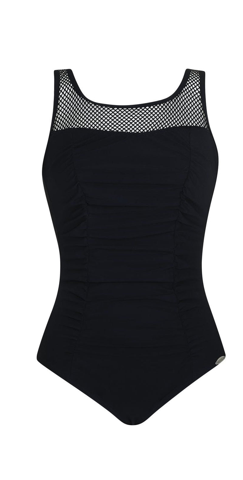Sunflair Garden Dots Mastectomy One Piece Swimsuit In Black 22360: