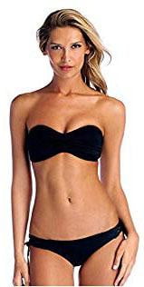 Vitamin A EcoLux Bikini Bottom in Black 49B ECB: