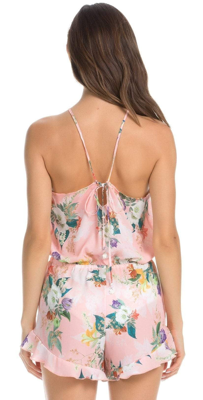 Isabella Rose Blossoms Romper in Pink Floral 4934984-MUL: