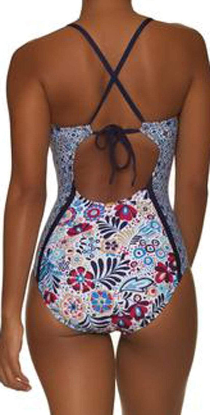 Helen Jon Island One Piece Swimsuit in Heavenly Biarritz HJ17-0403HBP: