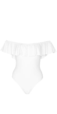 L Space Kimora One Piece in White MTKMM18-WHT: