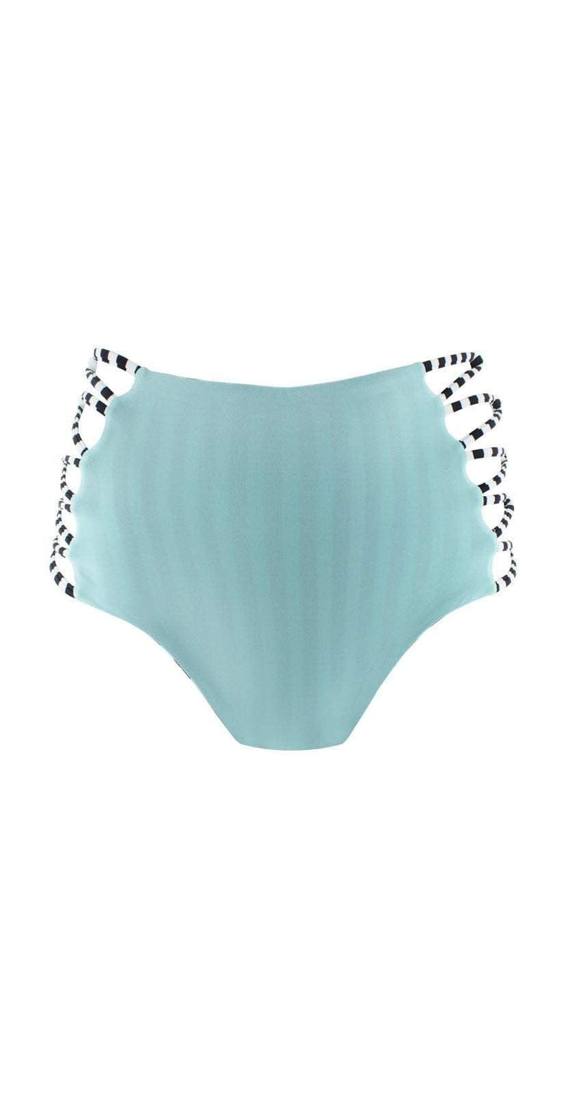 L Space Domino Stripe Reversible Tripp High Waist Bottom LSTRB18-DST: