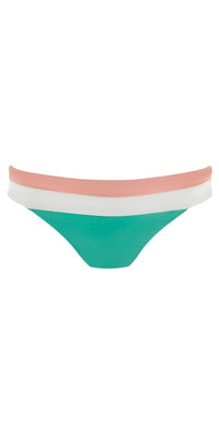 L Space Color Block Veronica Bitsy Bottom in Spearmint CBVBB18-SPR: