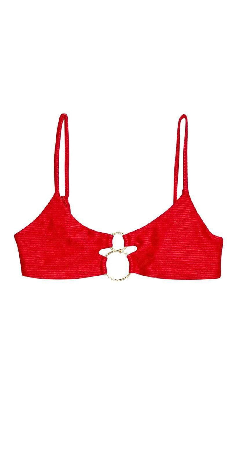 Beach Bunny Lexi Bralette in Red  B19147T0 REDD: