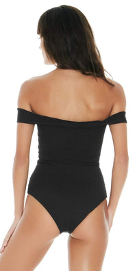 L Space Anja One Piece In Black RHAJMC18-BLK: