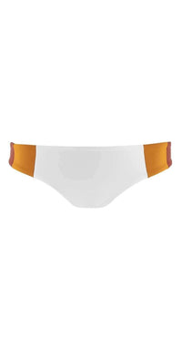 L Space Mia Color Block Bottom in White CBMAC18-WHT: