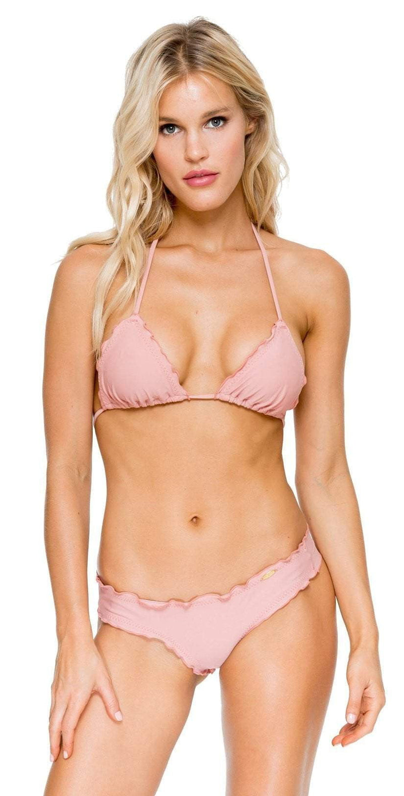 Luli Fama Cosita Buena Full Bottom in Rosa South Beach Swimsuits Luli Fama Cosita Buena Full Bottom in Rosa South Beach Swimsuits