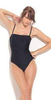 Mikado Square Neck One Piece in Bondi Blue: