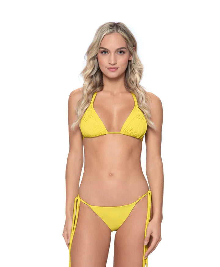 PQ Swim Mila Tie Bottoms in Sunshine