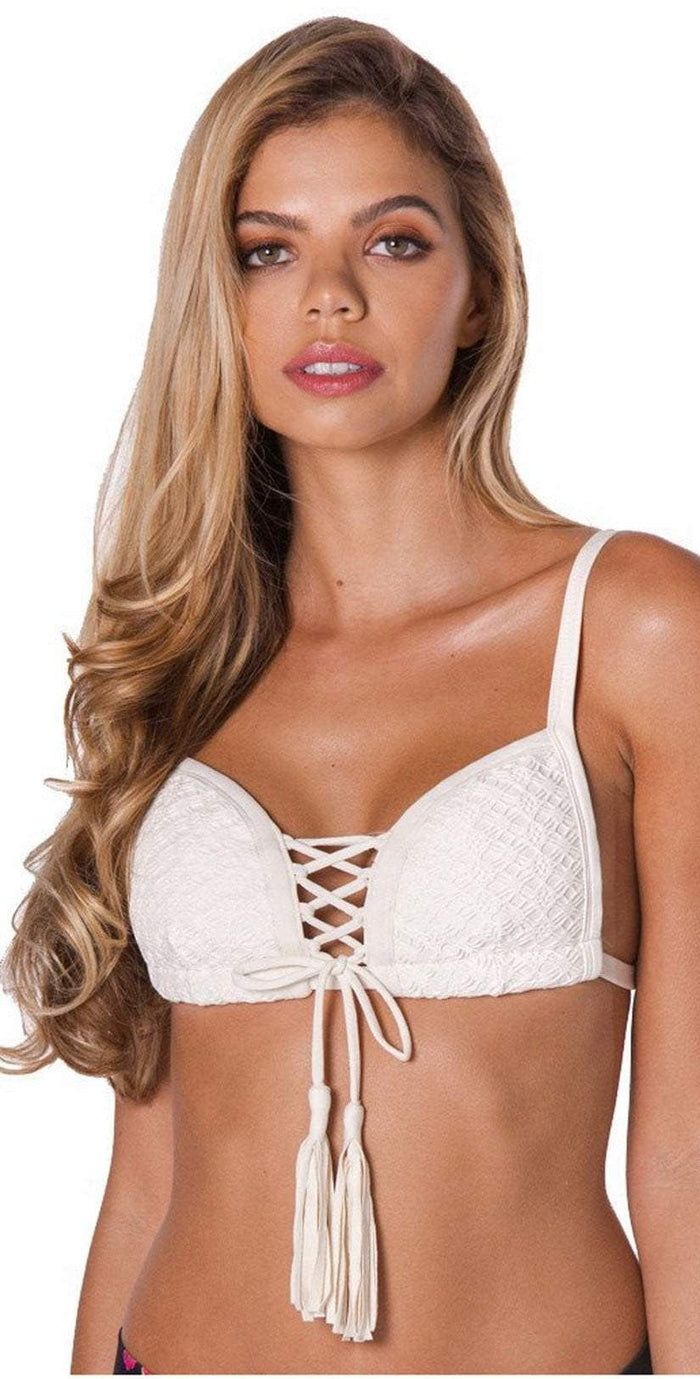 Montce Palmilla Blanco Prima Top in Ivory: