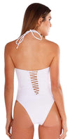 Peixoto Paloma One Piece Swimsuit in White 31805L-S18: