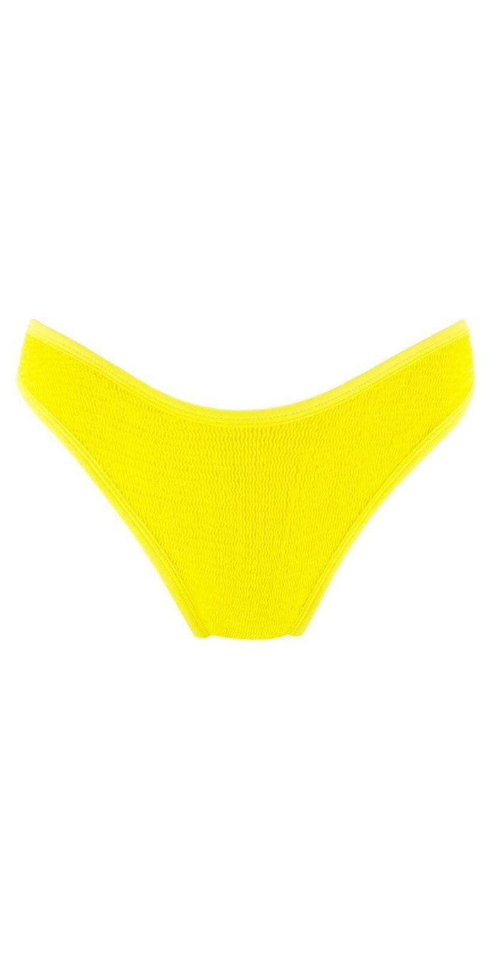 L Space Whiplash Pucker Up Bikini Bottom In Yellow PKWPB18-CAY: