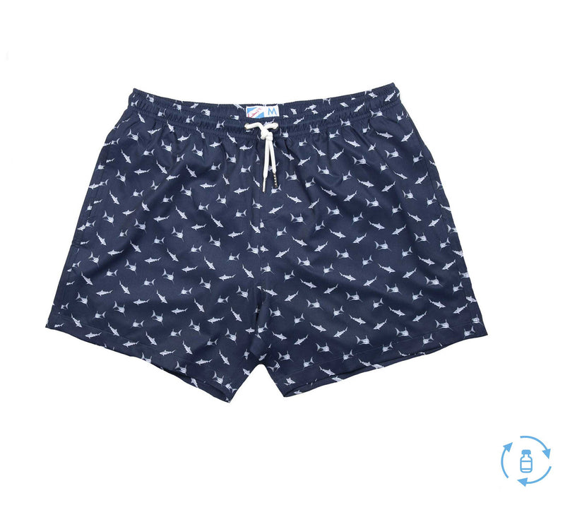 Bermies Mens Swim Trunk in Sharks