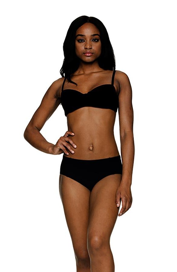 Helen Jon Resort Essentials Slimmer Hipster Bikini Bottom in Black