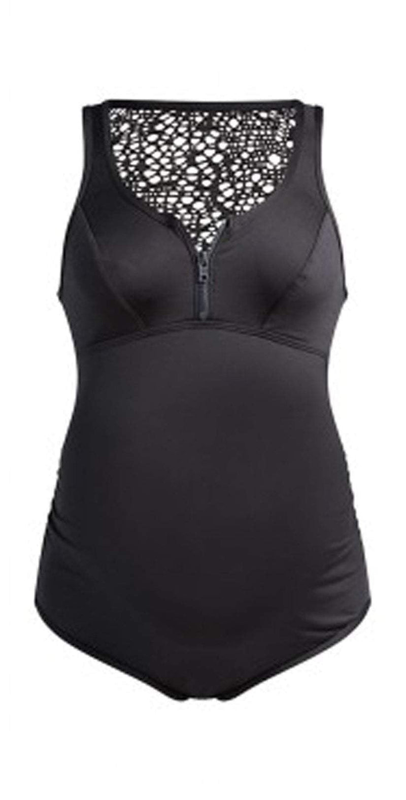 Cache Coeur Maternity Sydney One Piece In Black BM179-BLK: