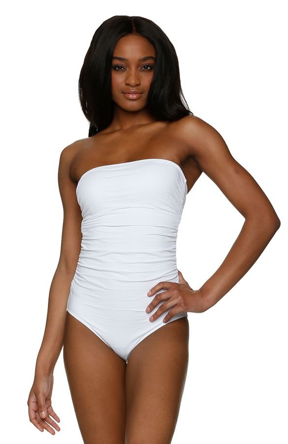 Helen Jon Classic Bandeau One Piece Swimsuit