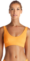 Vitamin A Sienna EcoRib Bikini Tank Top in Sunflower 809T SRB: