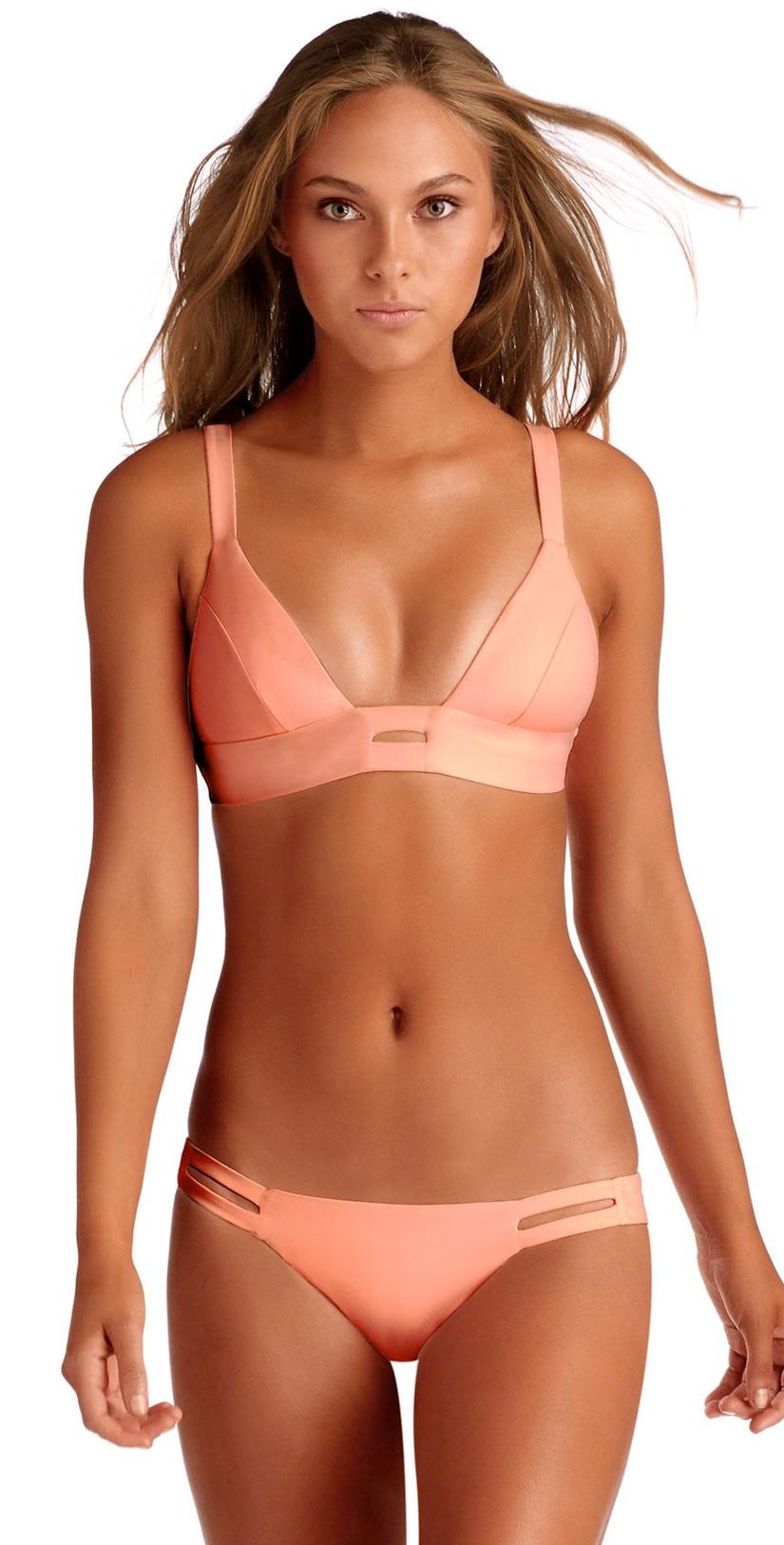 Vitamin A Neutra EcoLux Hipster Bottom in Coral 42B PEA: