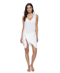 PQ Swim Water Lily Ava Wrap Dress